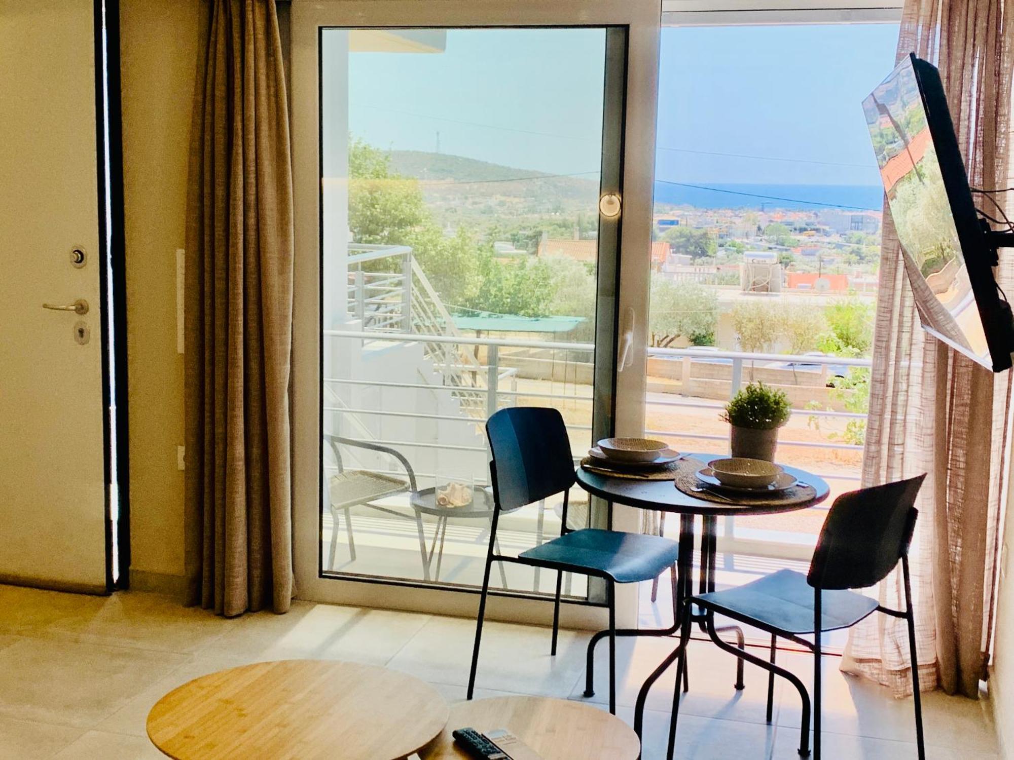 Thelfi Luxury Studio In Attica - Close To Varkiza Beach - Sea View Vári Eksteriør billede