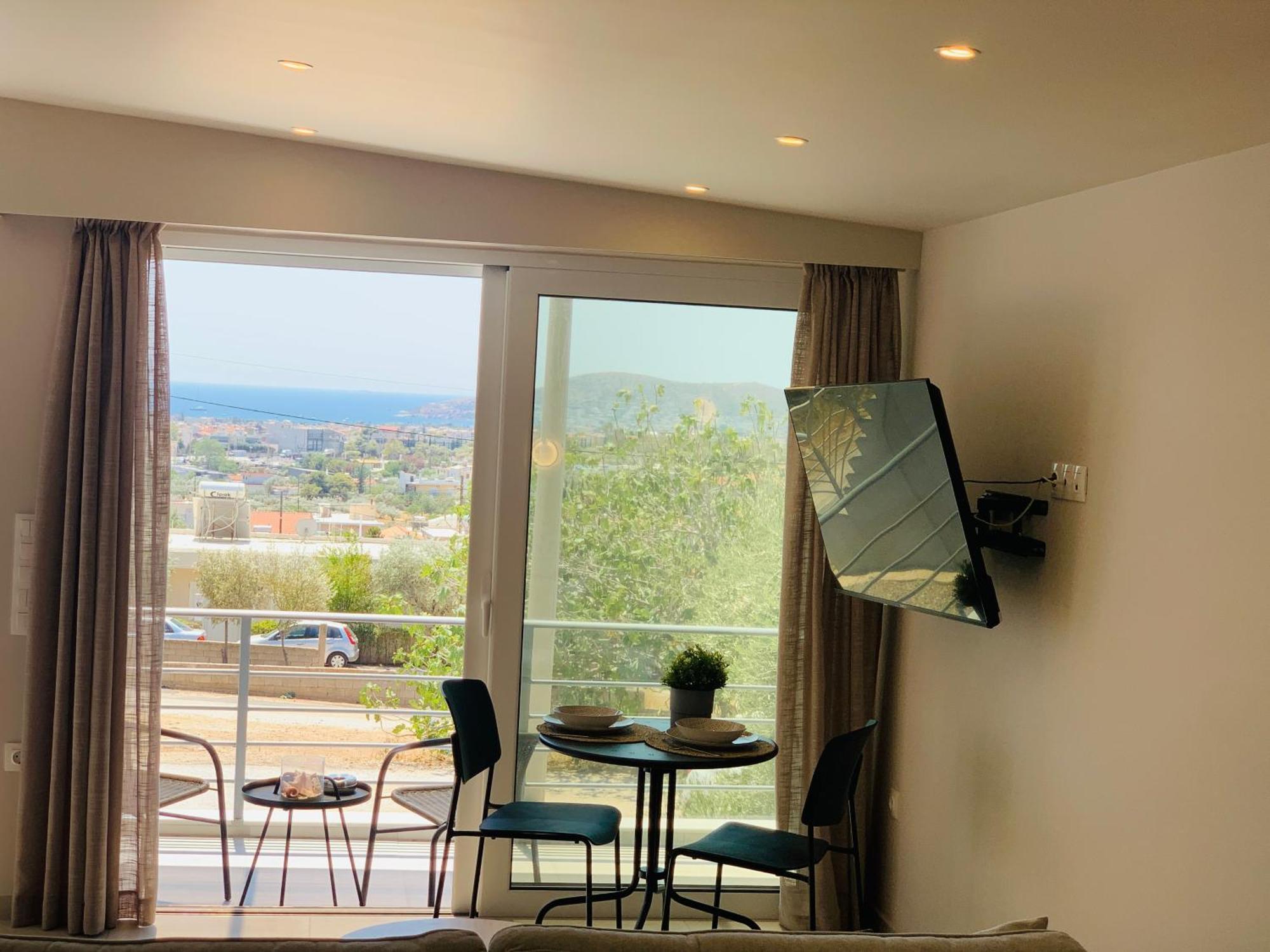 Thelfi Luxury Studio In Attica - Close To Varkiza Beach - Sea View Vári Eksteriør billede